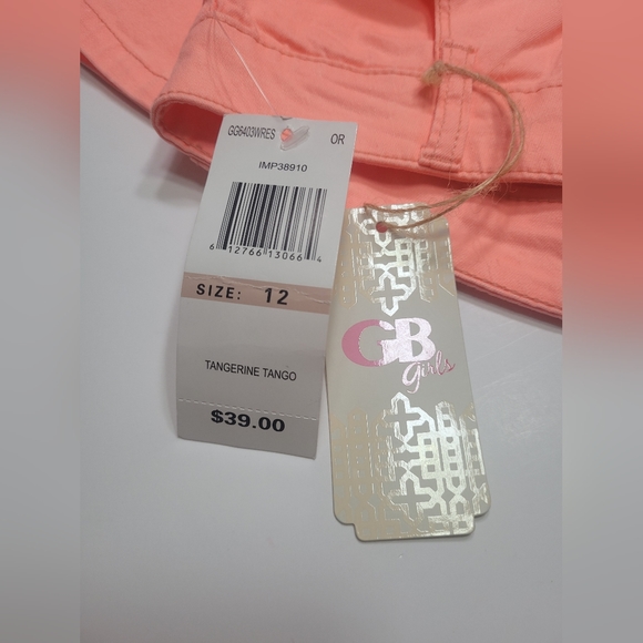 ❤️GB GIRLS SKINNY JEANS  SIZE 12  COLOR TANGERINE - TANGO - Picture 11 of 13